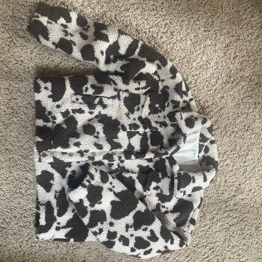 12th Tribe Leopard Print Lined Jacket - Size M - image 1